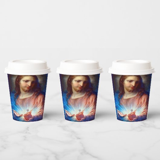 Heilig hart van Jezus Papieren Bekers (Multi)