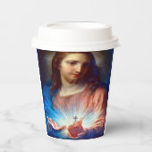 Heilig hart van Jezus Papieren Bekers (Voorkant)