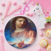 Heilig hart van Jezus Papieren Bordje (Feest)