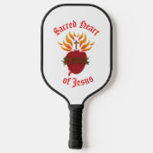 Heilig hart van Jezus Pickleball Paddle (Achterkant)