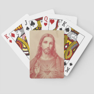  heilig hart van Jezus Pokerkaarten
