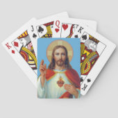 Heilig hart van Jezus Pokerkaarten (Achterkant)
