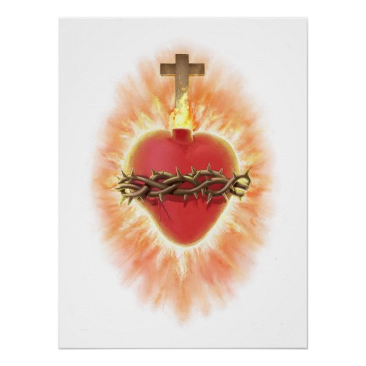 Heilig hart van Jezus Poster (Voorkant)
