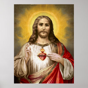 Heilig hart van Jezus Poster