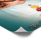 Heilig hart van Jezus Poster (Hoek)