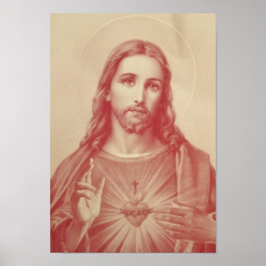 heilig hart van Jezus Poster (Voorkant)