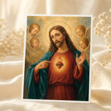 Heilig Hart van Jezus Religieus Vintage