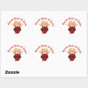 Heilig hart van Jezus Ronde Sticker