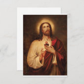 Heilig hart van Jezus Save The Date (Voorkant / Achterkant)