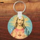 Heilig hart van Jezus Sleutelhanger (Voorkant)
