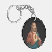 Heilig Hart van Jezus Sleutelhanger (Voorkant Links)
