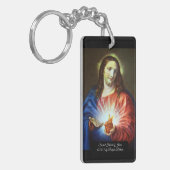 Heilig hart van Jezus Sleutelhanger (Voorkant Links)