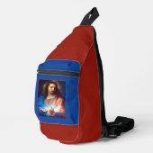 Heilig hart van Jezus Sling Bag (Rechterhoek)