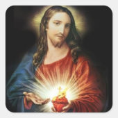 Heilig hart van Jezus Stickers (Voorkant)