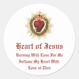 Heilig hart van Jezus Stickers