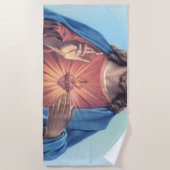 Heilig hart van Jezus Strandlaken (Voorkant)