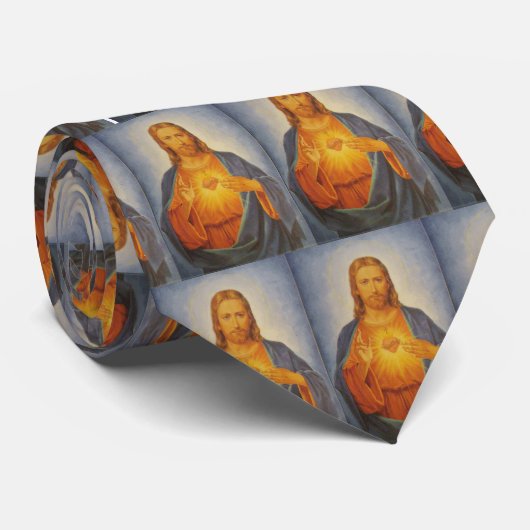 Heilig hart van Jezus Stropdas (Opgerold)