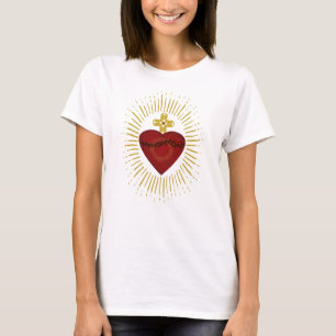 Heilig Hart van Jezus Symbool T-shirt