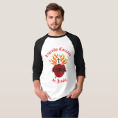 Heilig Hart van Jezus T-shirt (Voorkant volledig)