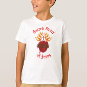 Heilig hart van Jezus T-shirt (Voorkant)