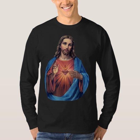 Heilig hart van Jezus T-shirt (Voorkant)