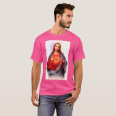 Heilig hart van Jezus T-shirt (Voorkant volledig)