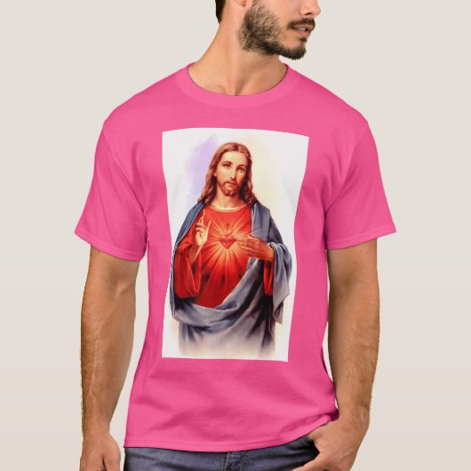 Heilig hart van Jezus T-shirt (Voorkant)