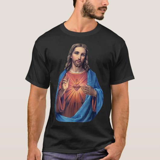 Heilig hart van Jezus T-shirt (Voorkant)