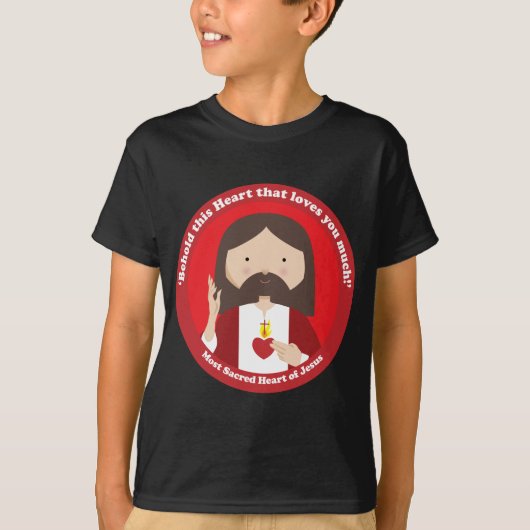 Heilig hart van Jezus T-shirt (Voorkant)