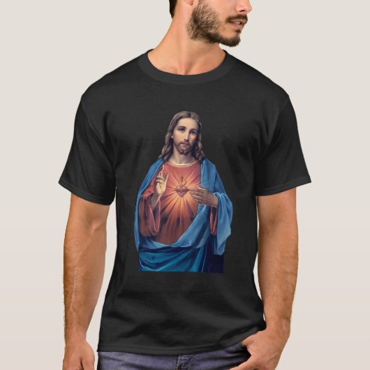 Heilig hart van Jezus T-shirt (Voorkant)