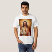 Heilig hart van Jezus T-shirt (Voorkant volledig)