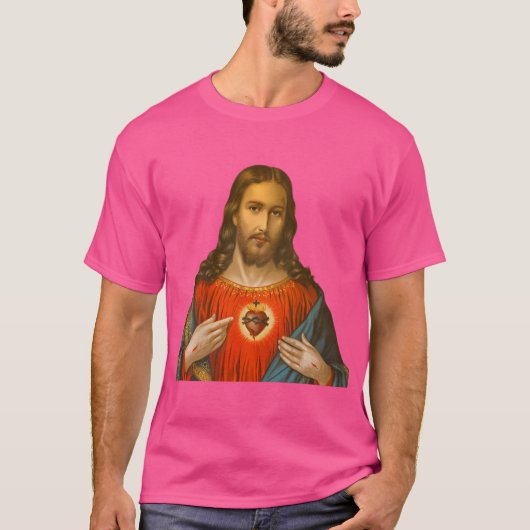 Heilig hart van Jezus T-shirt (Voorkant)