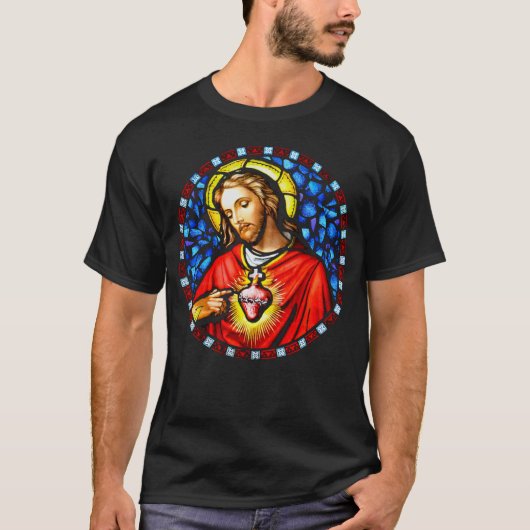 Heilig hart van Jezus T-shirt (Voorkant)