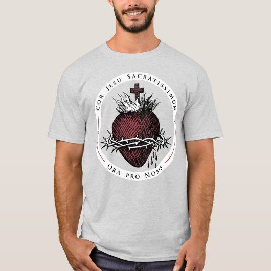 Heilig hart van Jezus T-shirt (Voorkant)