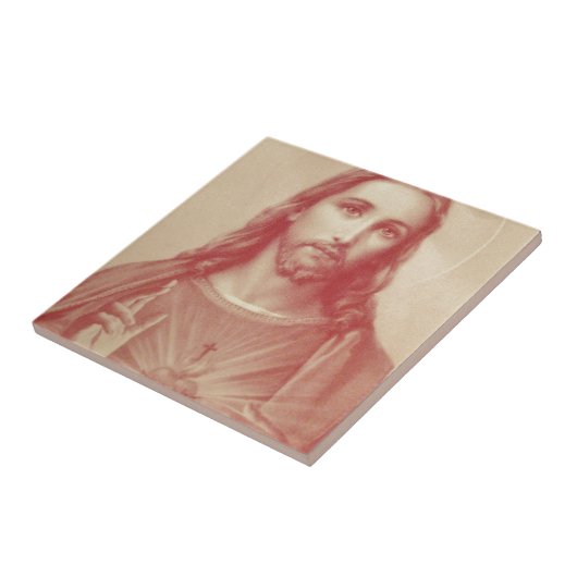  heilig hart van Jezus Tegeltje (Zijkant)