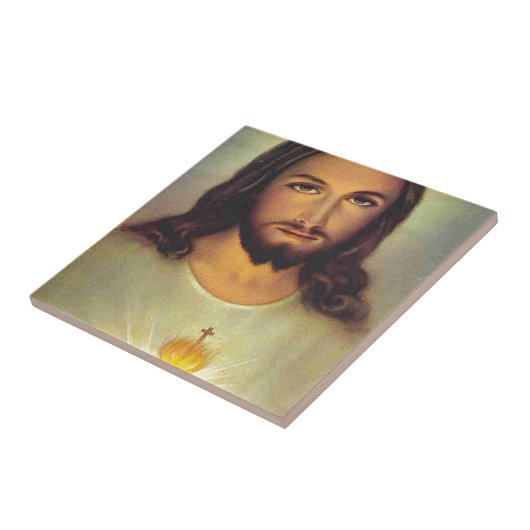 Heilig hart van Jezus Tegeltje (Zijkant)