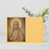 Heilig Hart van Jezus Tekening (Staand voorkant)