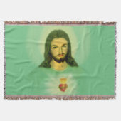 Heilig hart van Jezus Throw Blanket Deken (Voorkant)