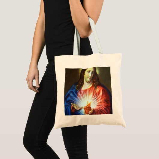 Heilig hart van Jezus Tote Bag (Voorkant (product))