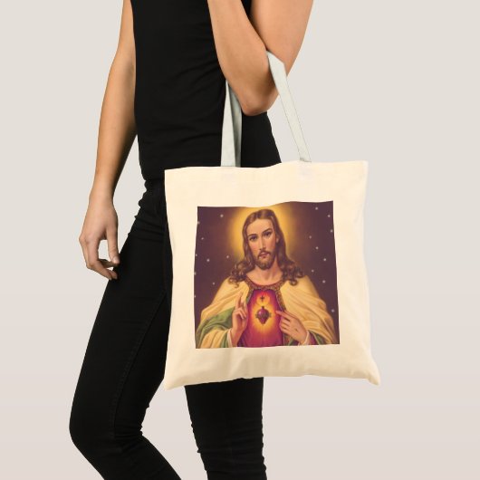 Heilig hart van Jezus Tote Bag (Voorkant (product))