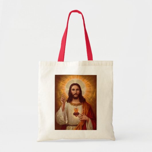 Heilig hart van Jezus Tote Bag (Voorkant)