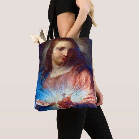 Heilig hart van Jezus Tote Bag (Dichtbij)
