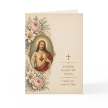 Heilig Hart van Jezus Vertrouwen in U Bloem Cathol