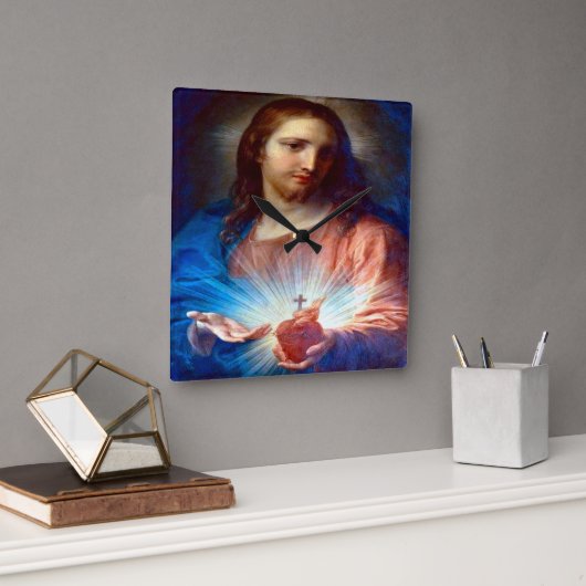 Heilig hart van Jezus Vierkante Klok (Kantoor)