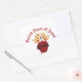 Heilig hart van Jezus Vierkante Sticker (Envelop)