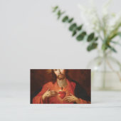 Heilig hart van Jezus Visitekaartje (Staand voorkant)