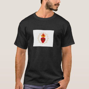 Heilig Hart van Jezus Vlag Shirt Christelijk Catho