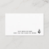 Heilig Hart van Jezus vraagt Kaarten Visitekaartje (Achterkant)