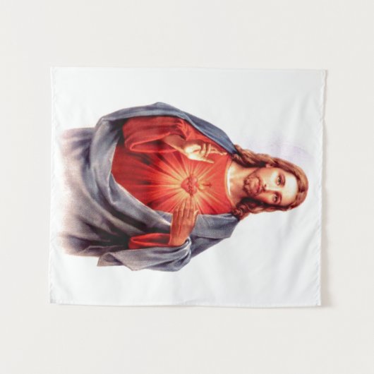 Heilig hart van Jezus Wandkleed (Voorkant (horizontaal))