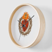 Heilig Hart van Jezus Wandklok (Hoek)